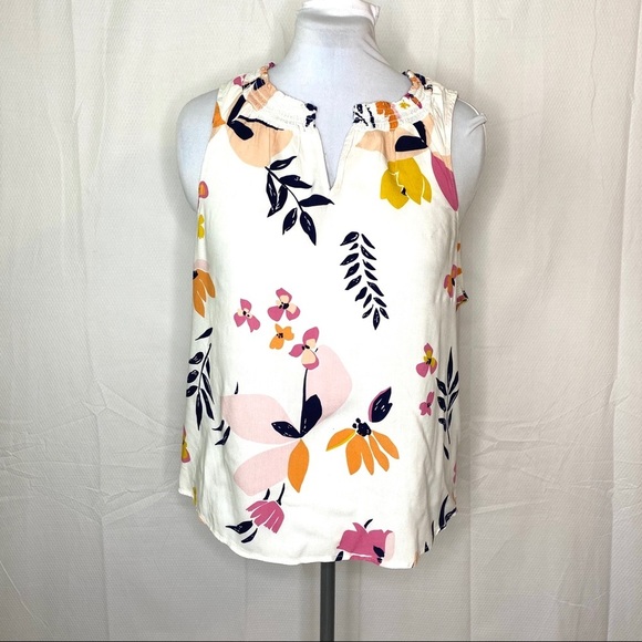 A New Day Floral Sleeveless Top‎ XXL - Picture 2 of 7